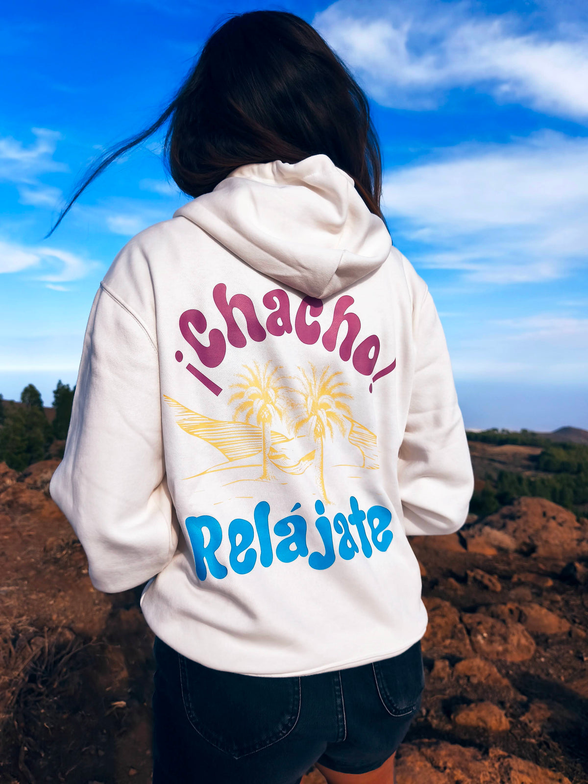 Sudadera "¡Chacho, relájate!"