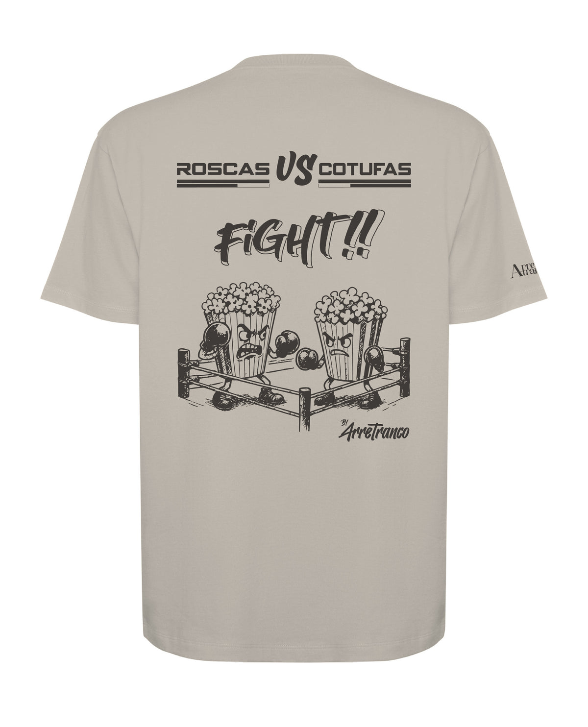 Camiseta oversize "Roscas VS Cotufas"