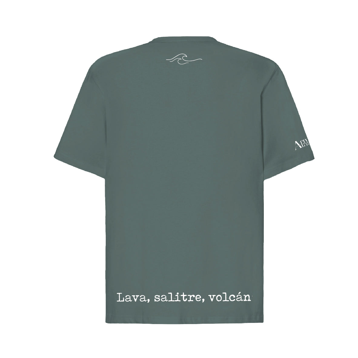 Camiseta oversieze "Lava, salitre y volcán"