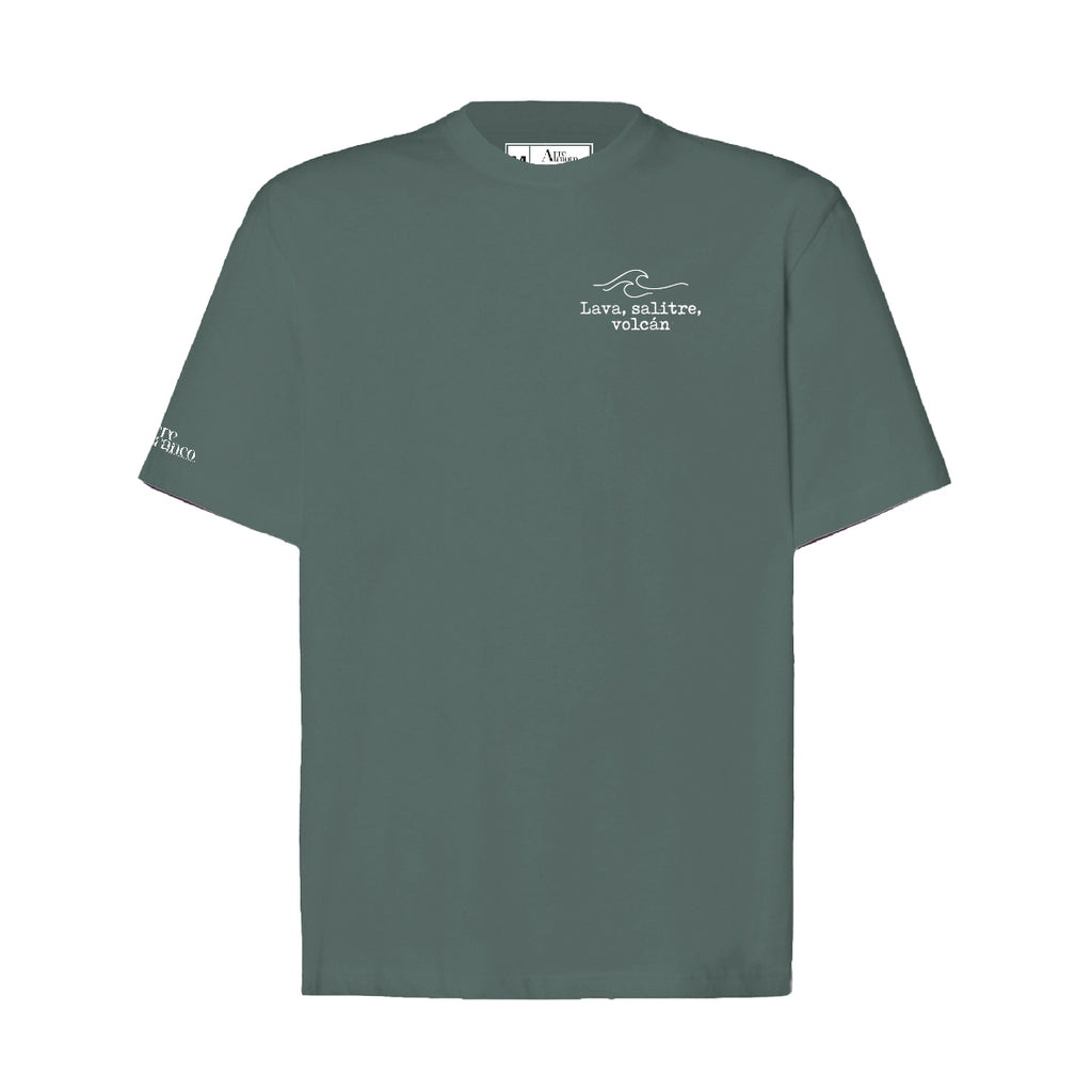 Camiseta oversieze "Lava, salitre y volcán"