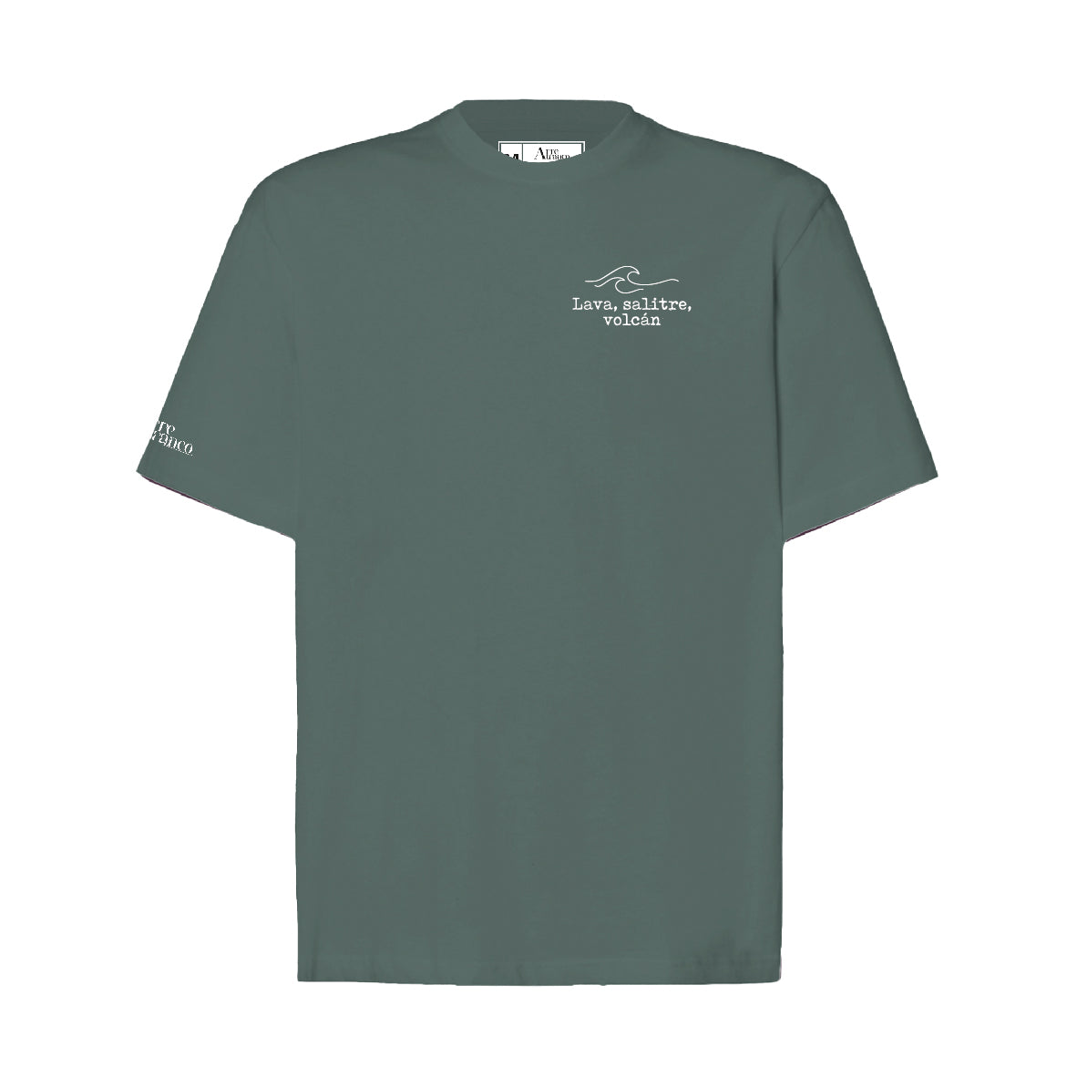 Camiseta oversieze "Lava, salitre y volcán"