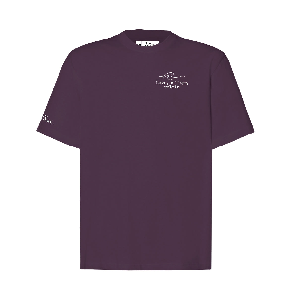Camiseta oversieze "Lava, salitre y volcán"